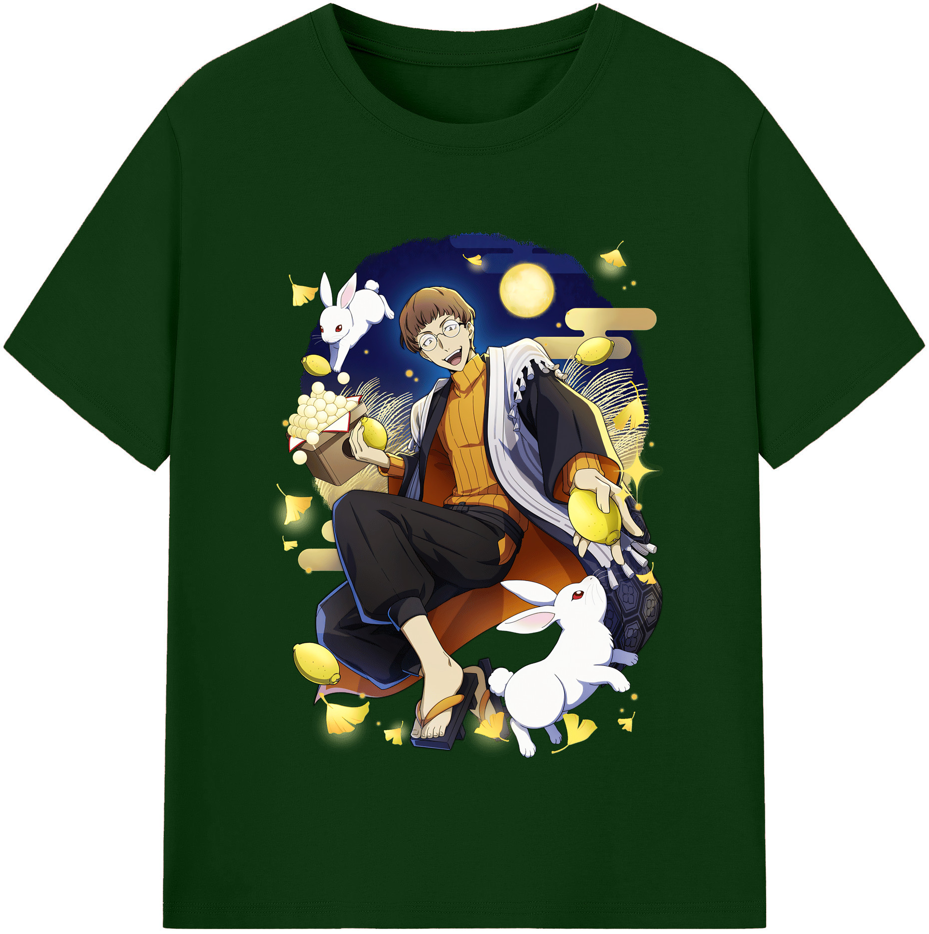 （画像用） 文豪ストレイドッグス Bungo Stray Dogs 綿100％半袖Tシャツ（フロントプリント）